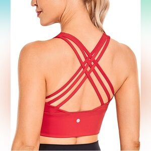 CRZ Yoga Strappy Longline Sports Bra